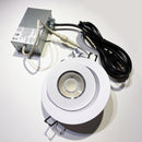 4 inch, 9W LED Swivel Gimbal Light w/changeable 5 CCT Select
