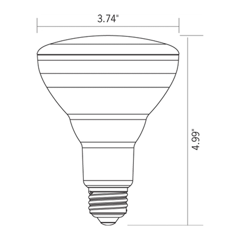 LED BR30 Lamp, E26 Base