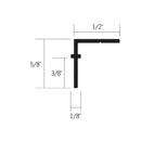 L-Channel for Side Emitting LED Tape
