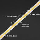 Dotless COB LED Strip Lights (White)