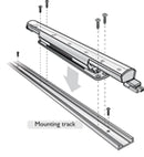 Mounting Track for eW Cove QLX Powercore