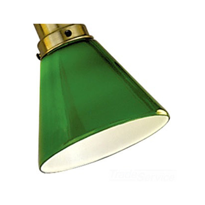 CLLA1551 & CLLA1937 6" and 10" Cased Green Glass Shade for CTL619 Track Light