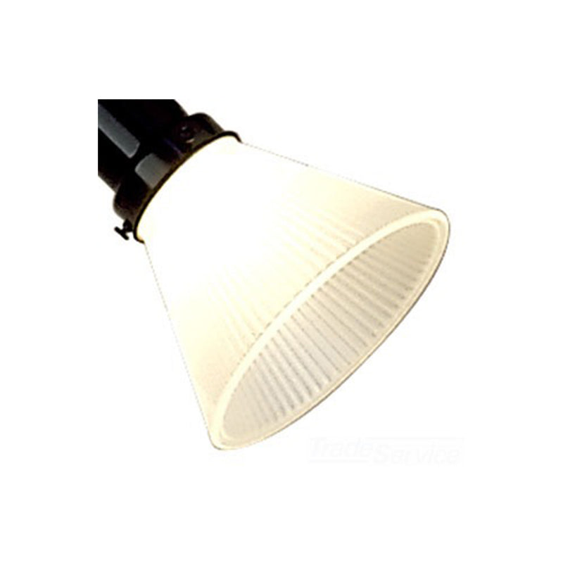CLLA1534 & CLLA1935, 6" & 10" Frosted Ribbed Glass Shade for CTL619 Track Light