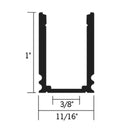Aluminum Mounting Channel - Deep Standard