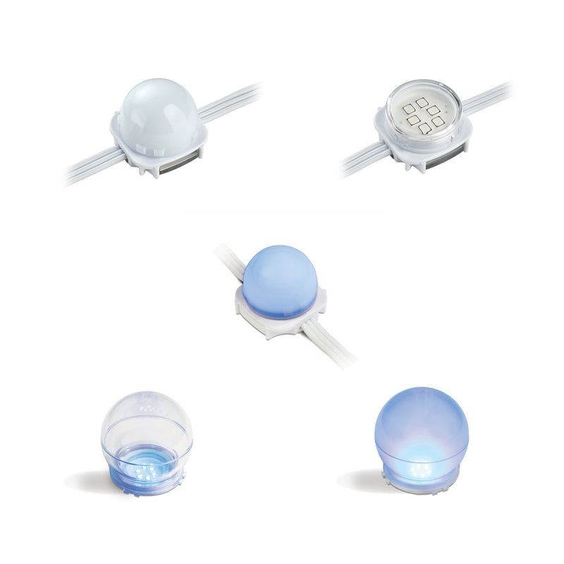 Led Node Light Strand Flexible strands of LED Lights | Color Kinetics Flex Compact gen3 - RGB