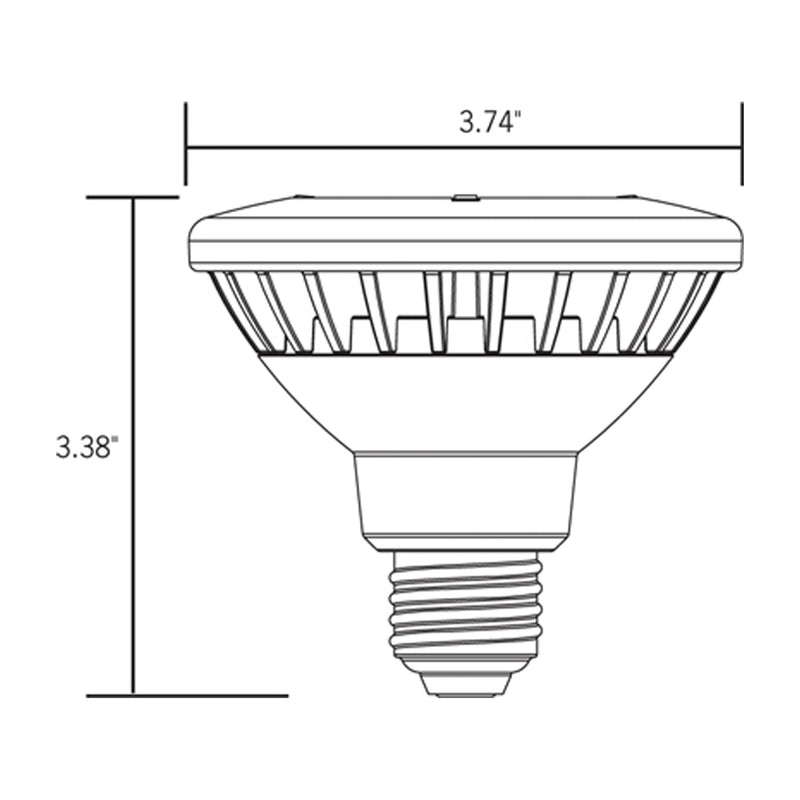 PAR 30S LED Replacement Lamp dimensions