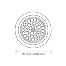 LED Surface Mount Puck Light - (1 fixture)