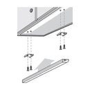 Mounting Track for eW Profile Powercore, UL (Packs of 25 for 9" & 19"; Packs of 24 for 39")